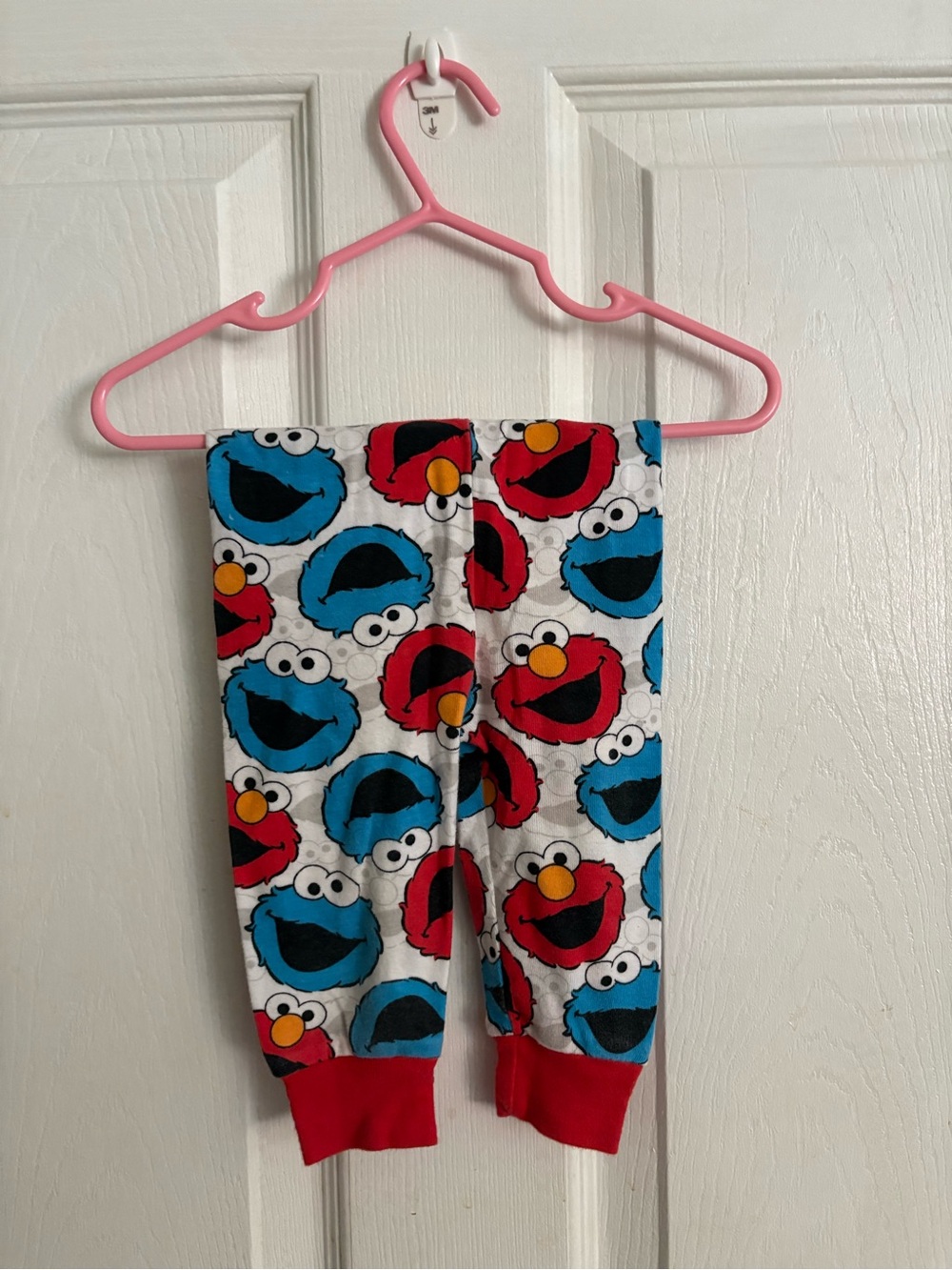 Sesame Street Elmo & Cookie Monster Kids Pajama Pants - Red & Blue
